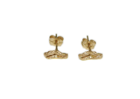 Ceremonial Tea Leaf Earrings