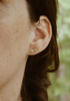 Ceremonial Tea Leaf Earrings